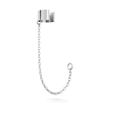 Ear cuff with chain*sterling silver 925