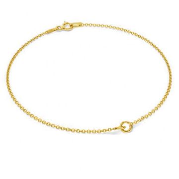 Base bracciale*argento sterlina 925*18K - Placcato oro giallo chiaro - 0,4 µm