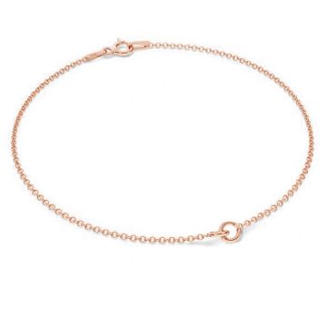 Base bracciale*argento sterlina 925*18K - Placcato oro rosa - 0,4 µm