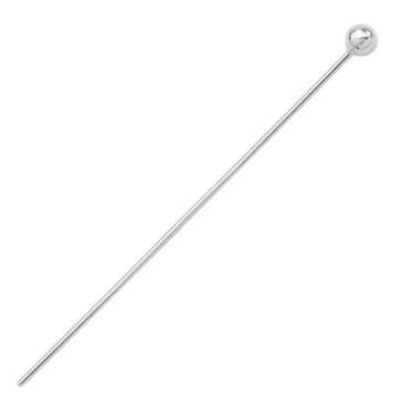 Spilli con pallina da 3mm*argento sterlina 925