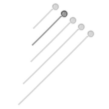 Spilli con pallina da 4mm*argento sterlina 925