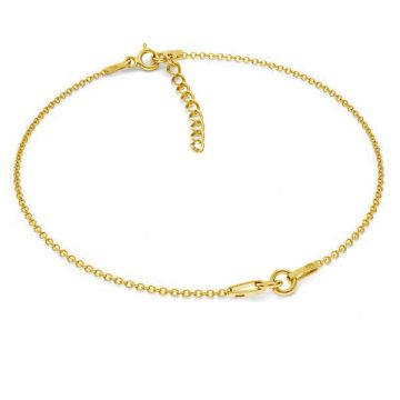 Base bracciale*argento sterlina 925*24K - Placcato Oro - 0,4 µm