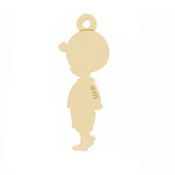 Boy gold pendant*gold 333*Gold AU 333, 8K