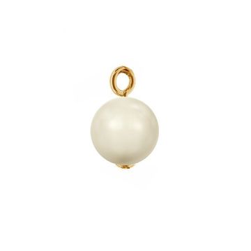 Pendant with GAVBARI PEARL 8 mm, silver 925, EL 20 8x13 mm*24K - Gold Plated - 0,4 µm