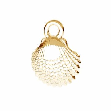 Shell pendant*sterling silver 925*18K - Light Yellow Gold Plated - 0,4 µm