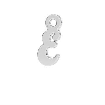 Letter E pendant*sterling silver 925