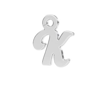 Letter K pendant*sterling silver 925