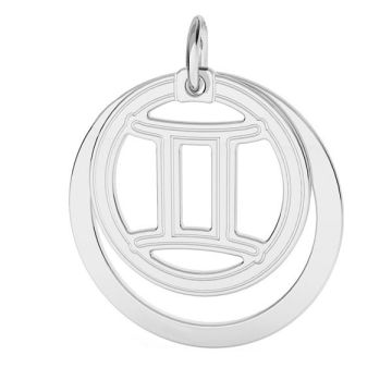 Gemini zodiac pendant*sterling silver 925