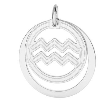 Aquarius zodiac pendant*sterling silver 925