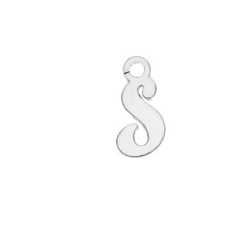 Letter S pendant*sterling silver 925