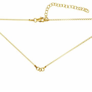 Base collana*argento sterlina 925*18K - Placcato oro giallo chiaro - 0,4 µm