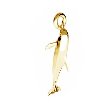 Dolphin pendant*sterling silver 925*24K - Gold Plated - 0,4 µm