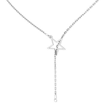 Base collana con stella*argento 925