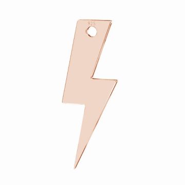 Lightning pendant*sterling silver*18K - Rose Gold Plated - 0,4 µm