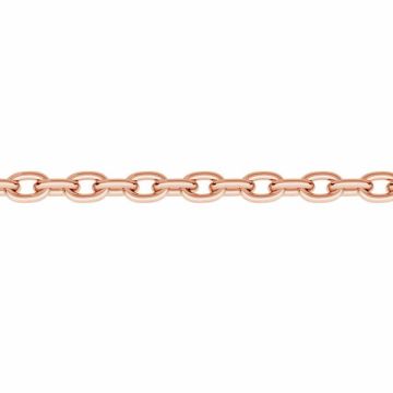 Catena sfusa ancora in argento sterling*argento sterling 925*18K - Placcato oro rosa - 0,4 µm