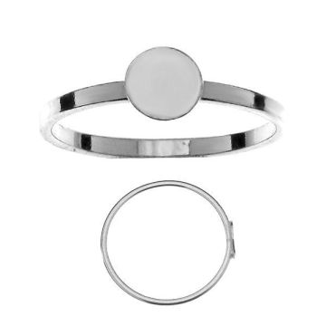 Flat 6mm ring*sterling silver 925