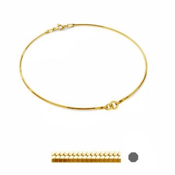 Base bracciale*argento sterlina 925*24K - Placcato Oro - 0,4 µm