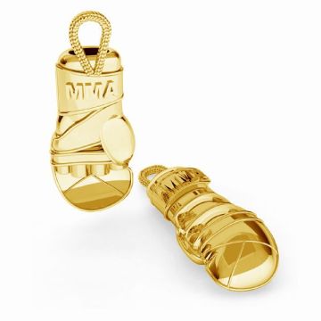 MMA gloves pendant*sterling silver 925*24K - Gold Plated - 0,4 µm