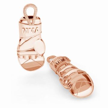 MMA gloves pendant*sterling silver 925*18K - Rose Gold Plated - 0,4 µm