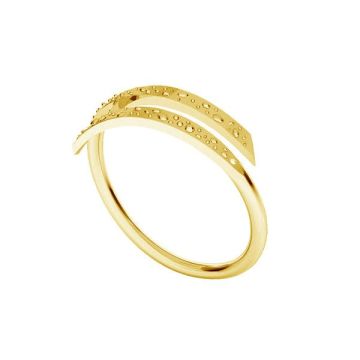 Universal ring, sterling silver 925*24K - Gold Plated - 0,4 µm