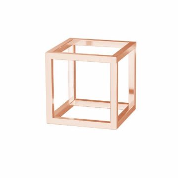 Cube pendant*sterling silver 925*18K - Rose Gold Plated - 0,4 µm