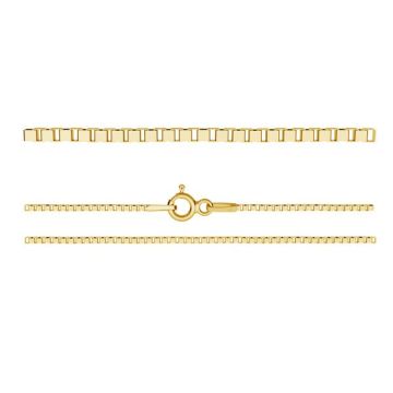 Catena veneziana veneziana*argento 925*24K - Placcato Oro - 0,4 µm