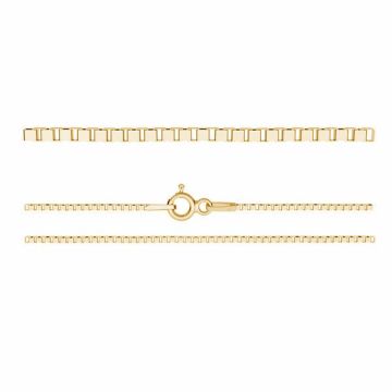 Catena veneziana veneziana*argento 925*18K - Placcato oro giallo chiaro - 0,4 µm