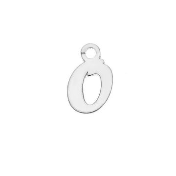 Letter O pendant*sterling silver 925