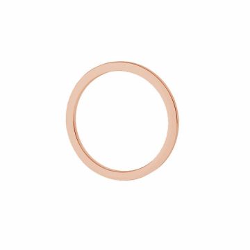 Open circle pendant 13mm, sterling silver 925, LKM-2959 - 0,80 13x13 mm*18K - Rose Gold Plated - 0,4 µm