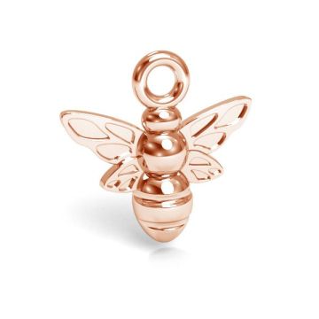 Bee pendant silver, sterling silver 925, CON 1 E-PENDANT 640 10,55x10,35 mm *18K - Rose Gold Plated - 0,4 µm