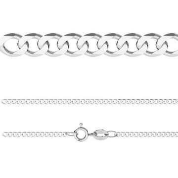 Catena barbazzale 0,2 cm*argento 925