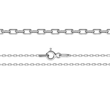 AD 35 75 cm, catena dell'ancora argento sterling*PT - Placcato in platino