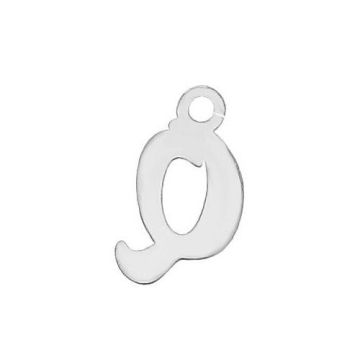 Letter Q pendant*sterling silver 925