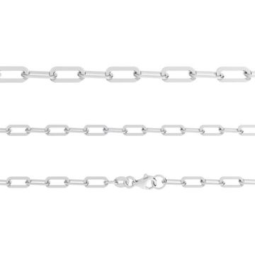 AFLK 1,00 45 cm, catena ancora per collana celebrit?, argento sterling