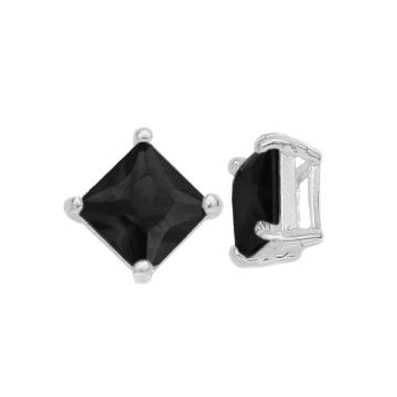 Zawieszka - koszyk z kwadratową cyrkonią 6x6mm*srebro AG 925