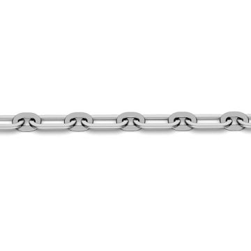 Catena sfusa per ancora piatta*argento sterling 925*PT - Placcato in platino