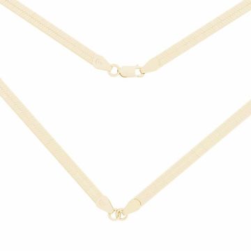 Base de la chaîne pour bracelet, MAG 050 CHAIN 60 40 cm*18K - Plaque lumi?re Jaune or - 0,4 µm