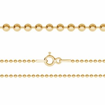 CPL 1,5 60 cm + MW*18K - Light Yellow Gold Plated - 0,4 µm