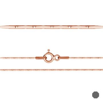 Cardano chain *sterling silver 925*18K - Rose Gold Plated - 0,4 µm