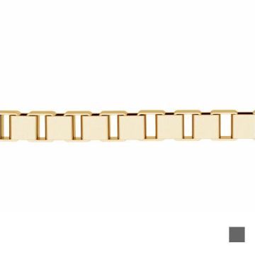 Venetiana Bulk-Kette*Sterlingsilber 925*18K – Hellgelb vergoldet – 0,4 µm