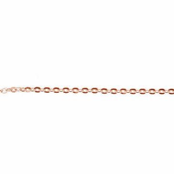 Massenkette Anker*Sterlingsilber 925*18K – Rosévergoldet – 0,4 µm