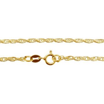 Anchor chain for celebrity necklace*sterling silver 925*24K - Gold Plated - 0,4 µm