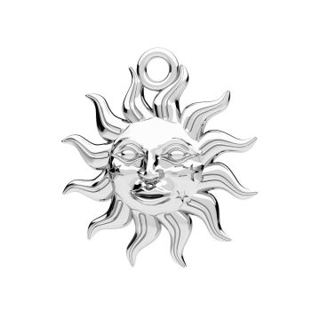 Ciondolo sole, argento 925, ODL-01111 17x18,7 mm