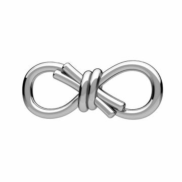 Ciondolo segno infinito*argento sterling 925*PT - Placcato in platino