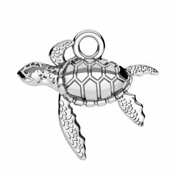 Colgante tortuga, plata de ley 925*PT - Platinado